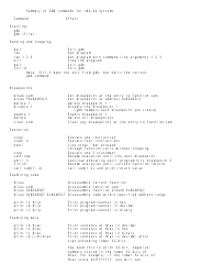 Gdb Commands for X86-64 Systems Cheat Sheet