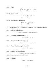 Math 21a Cheat Sheet: Multivariable Calculus - Tommy Macwilliam, Page 15