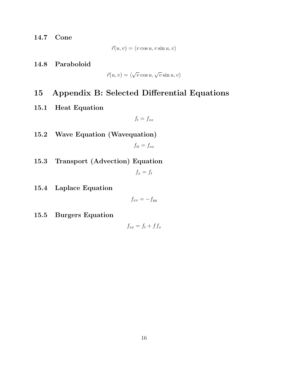 Math 21a Cheat Sheet: Multivariable Calculus - Tommy Macwilliam ...