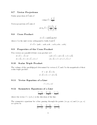 Math 21a Cheat Sheet: Multivariable Calculus - Tommy Macwilliam, Page 6