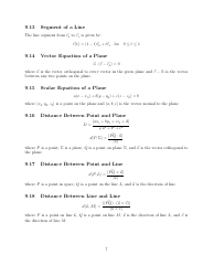 Math 21a Cheat Sheet: Multivariable Calculus - Tommy Macwilliam, Page 7