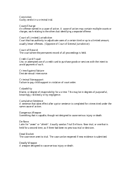 Legal Terms Cheat Sheet, Page 6