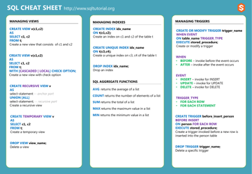 Sql Cheat Sheet - Blue, Page 3