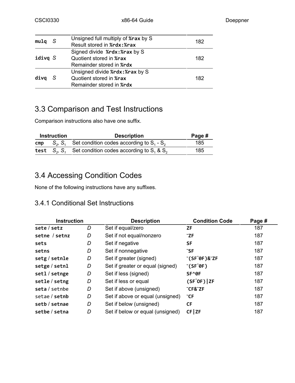 X64 Cheat Sheet, Page 4