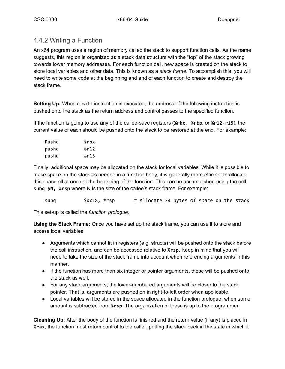 X64 Cheat Sheet, Page 8