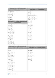 Physics Data &amp; Equations Sheet, Page 15
