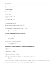 Ap Calculus AB Cheat Sheet, Page 4