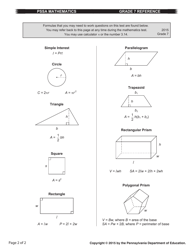 Grade 7 Mathematics Cheat Sheet, Page 2