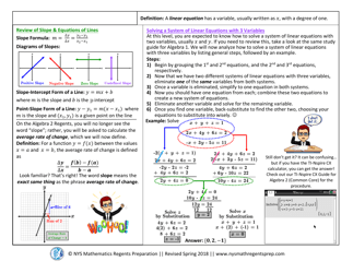 Algebra 2 (Common Core) Regents Exam Cheat Sheet, Page 8