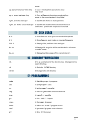 Linux Command Line Cheat Sheet - Seventeen Points, Page 8