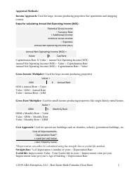 Real Estate Math Formulas Cheat Sheet, Page 3