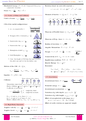 Physics Formula Sheet, Page 2