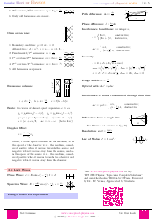 Physics Formula Sheet, Page 5