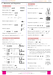 Physics Formula Sheet, Page 8