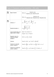 Mathematics Analysis and Approaches Formula Sheet, Page 11