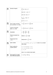 Mathematics Applications and Interpretation Formula Sheet, Page 13