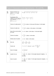 Mathematics Applications and Interpretation Formula Sheet, Page 7