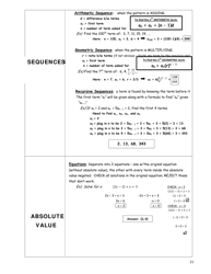 Common Core Algebra I Regents Exam Cheat Sheet, Page 11
