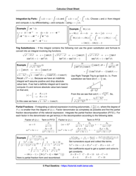 Calculus Cheat Sheet - Paul Dawkins, Page 9