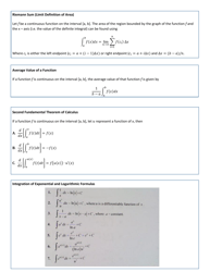 Ap Calculus AB/Bc Formula and Concept Cheat Sheet, Page 12