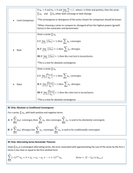 Ap Calculus AB/Bc Formula and Concept Cheat Sheet, Page 23