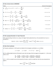 Ap Calculus AB/Bc Formula and Concept Cheat Sheet, Page 25