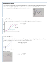 Ap Calculus AB/Bc Formula and Concept Cheat Sheet, Page 3
