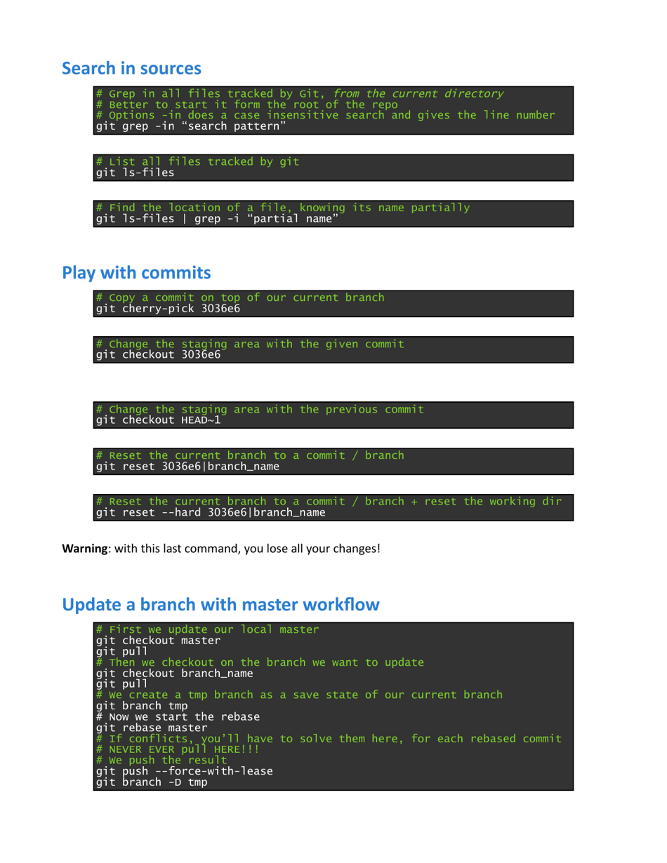 Git Cheatsheet Green Download Printable Pdf Templateroller