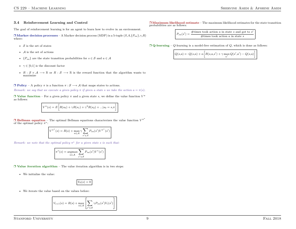Machine Learning Cheat Sheet Download Printable PDF | Templateroller