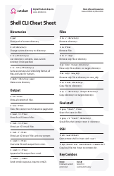 Document preview: Shell Cli Cheat Sheet