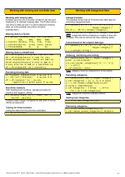 Python Cheat Sheet - Pandas Dataframe, Page 11