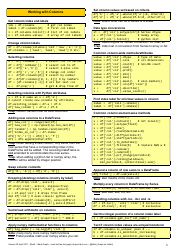 Python Cheat Sheet - Pandas Dataframe, Page 3
