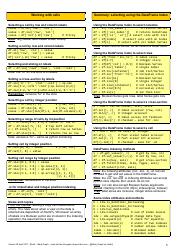 Python Cheat Sheet - Pandas Dataframe, Page 5