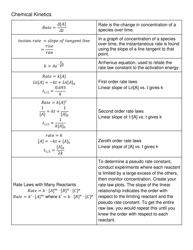 Ap Chemistry Equation Sheet, Page 4