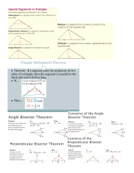 Geometry Cheat Sheet - Laws and Theorems, Page 15