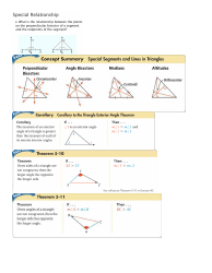Geometry Cheat Sheet - Laws and Theorems, Page 16