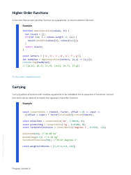 Javascript Cheat Sheet: Functional Programming (Es6) - Kendo Ui, Page 3