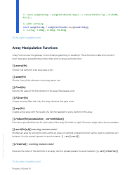 Javascript Cheat Sheet: Functional Programming (Es6) - Kendo Ui, Page 4