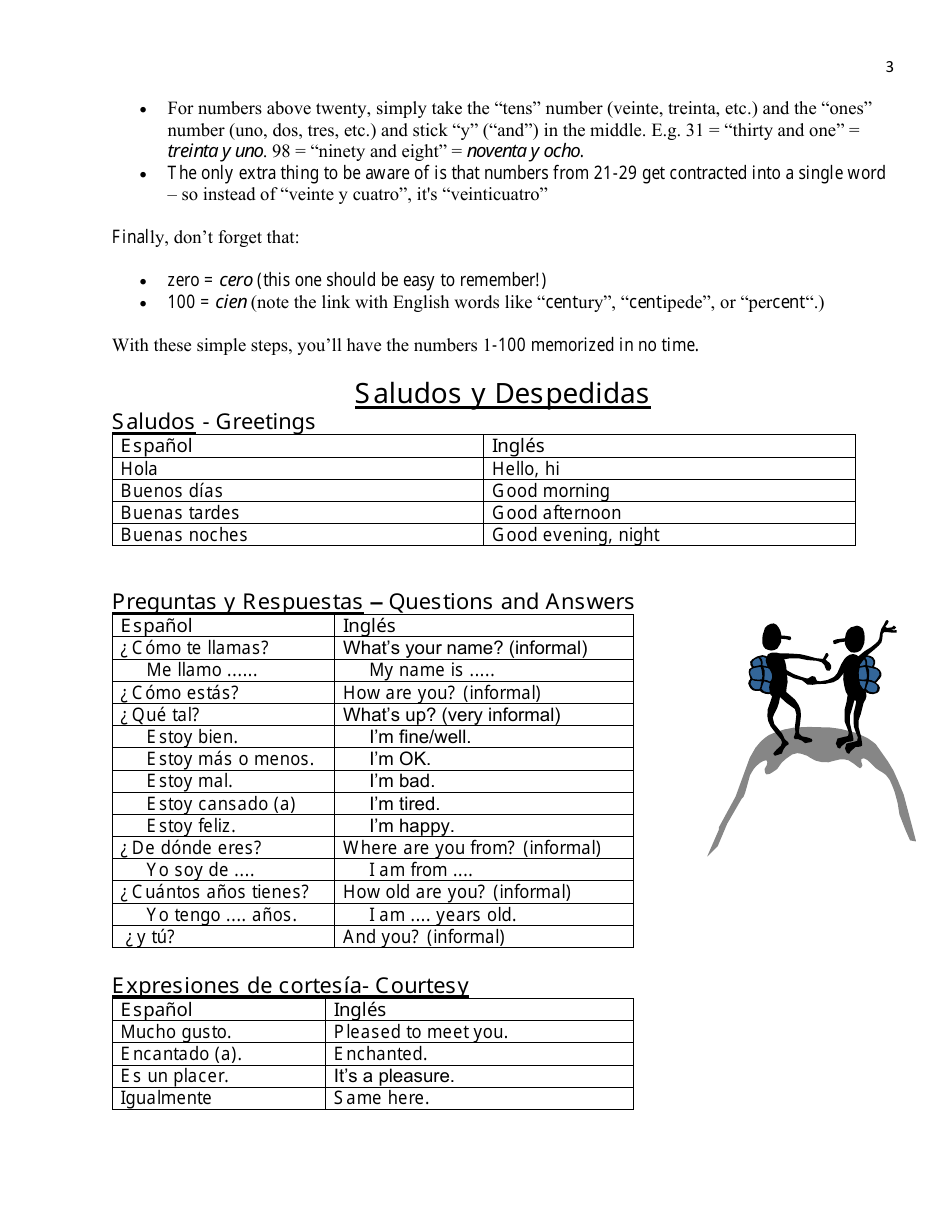Spanish Cheat Sheet, Page 3
