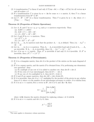 Linear Algebra Summary Cheat Sheet, Page 4