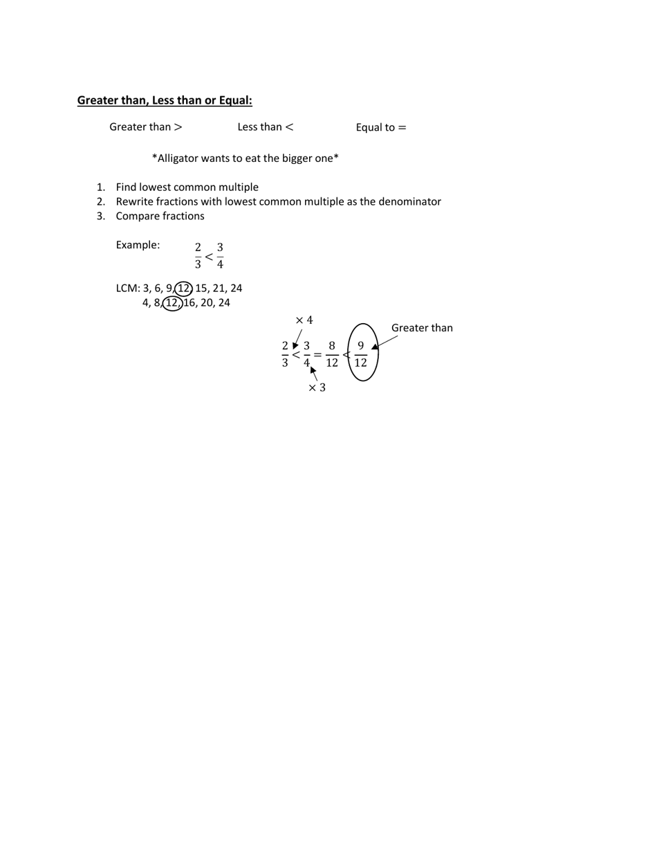 Cheat Sheet for Fractions, Page 6
