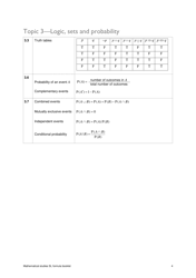Mathematical Studies Sl Formula Sheet - International Baccalaureate Organization, Page 5