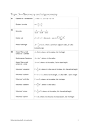 Mathematical Studies Sl Formula Sheet - International Baccalaureate Organization, Page 6