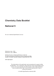 Document preview: National 5 Chemistry Cheat Sheet