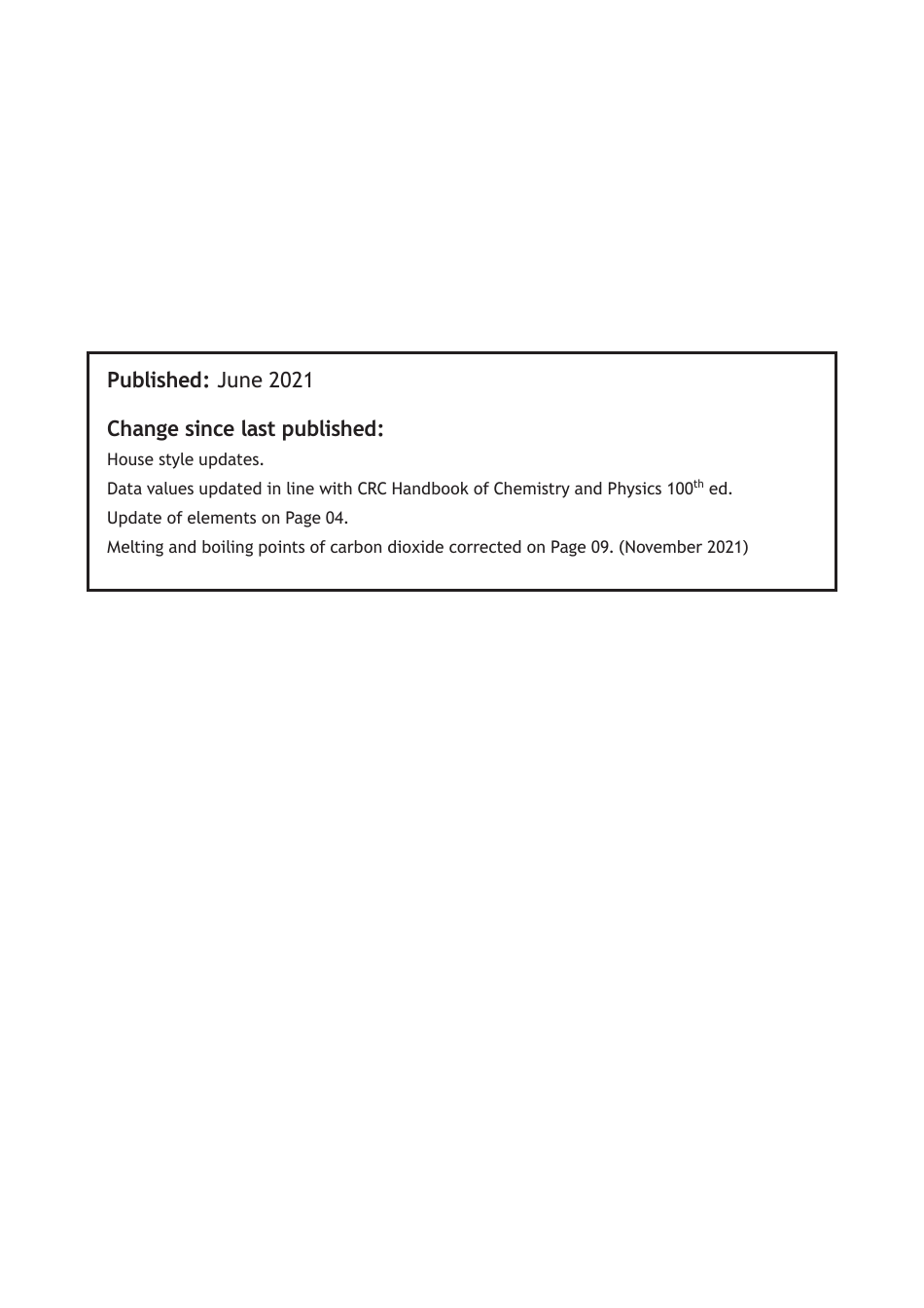 National 5 Chemistry Cheat Sheet, Page 11