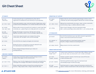 Document preview: Git Cheat Sheet - Atlassian