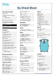Document preview: Go Cheat Sheet - Developer Learning Solutions