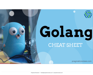 Golang Cheat Sheet - Blue