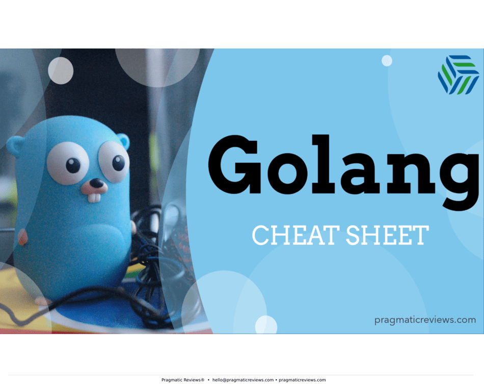 Golang Cheat Sheet Blue Download Printable PDF Templateroller
