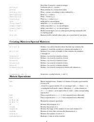 Matlab Cheat Sheet - Different Points, Page 2